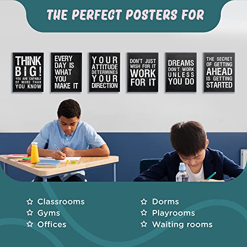 L&O Goods Inspirational Wall Art Decor Posters styled on a wall at home