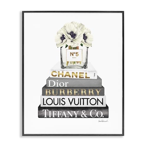 Stupell Industries Blooming White Floral Display on Glam wall art