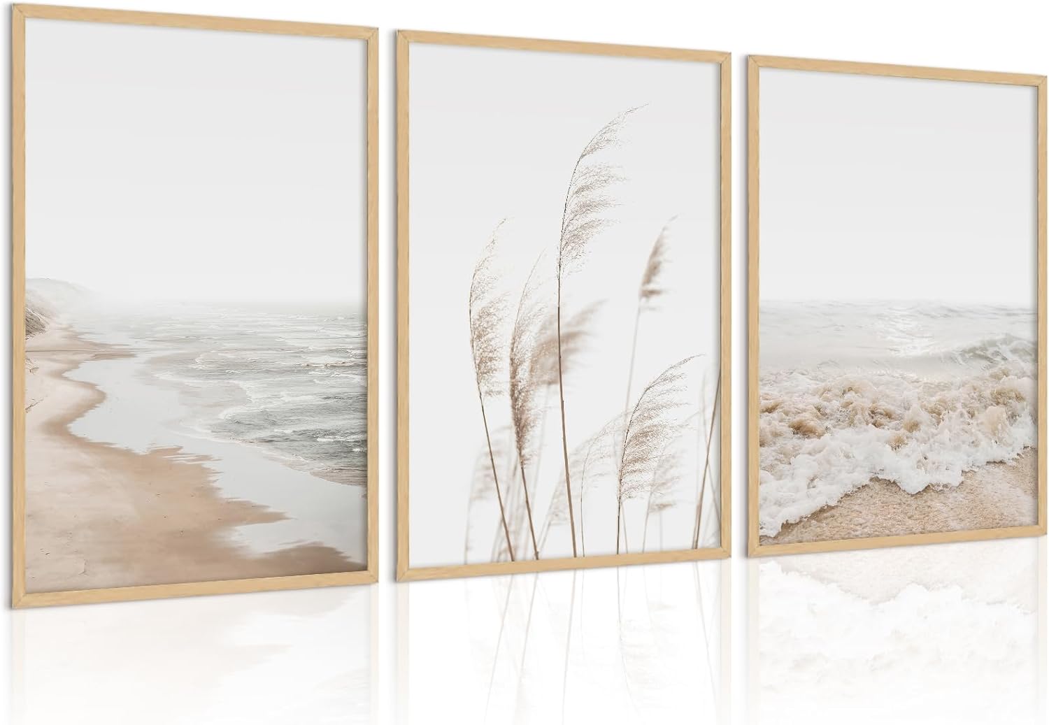 Beach Boho Prints Coastal Canvas UNFRAMED wall art