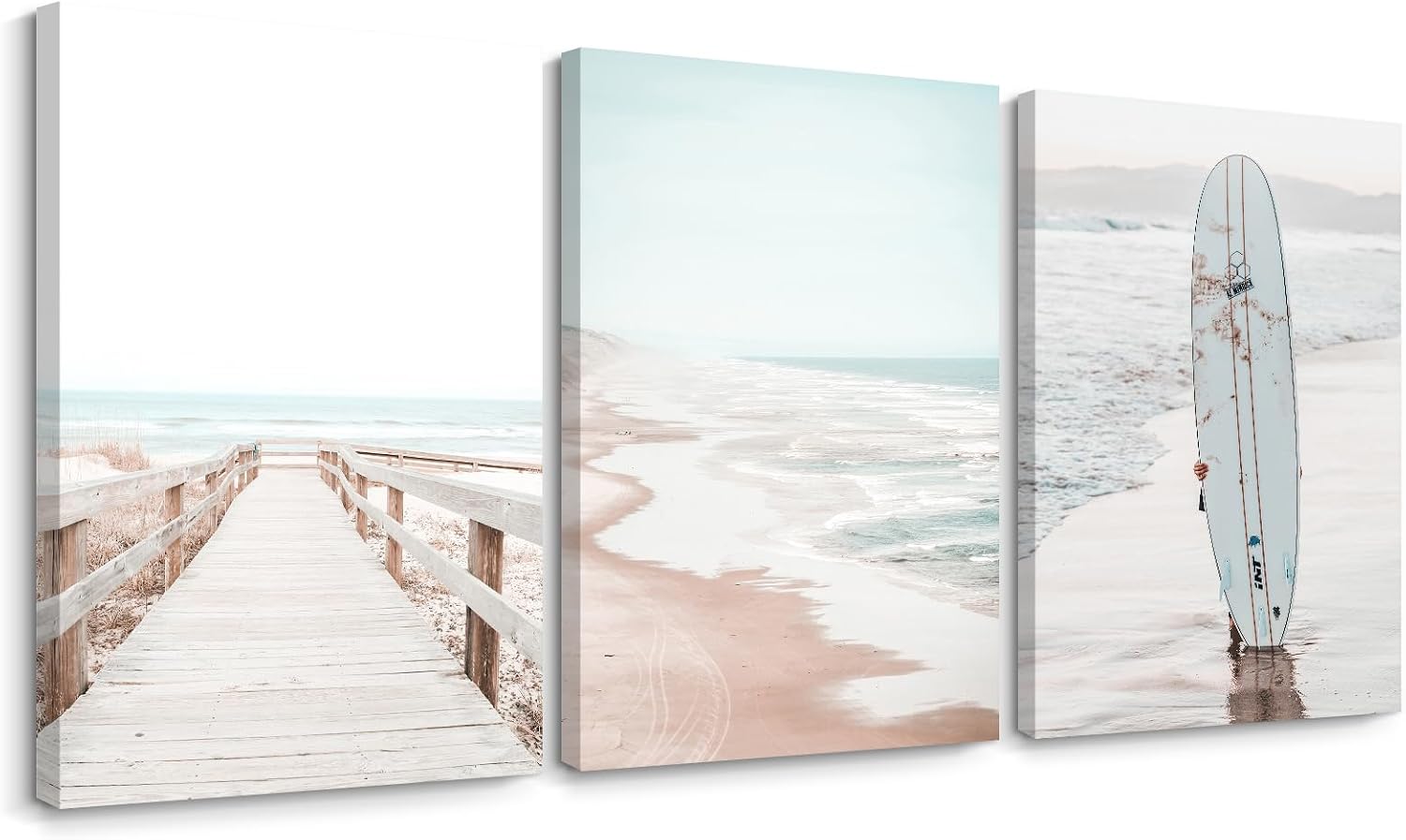 Beach Coastal Wall Art Pictures Beachy Ocean Canvas Wall Decor Surf Ae wall art