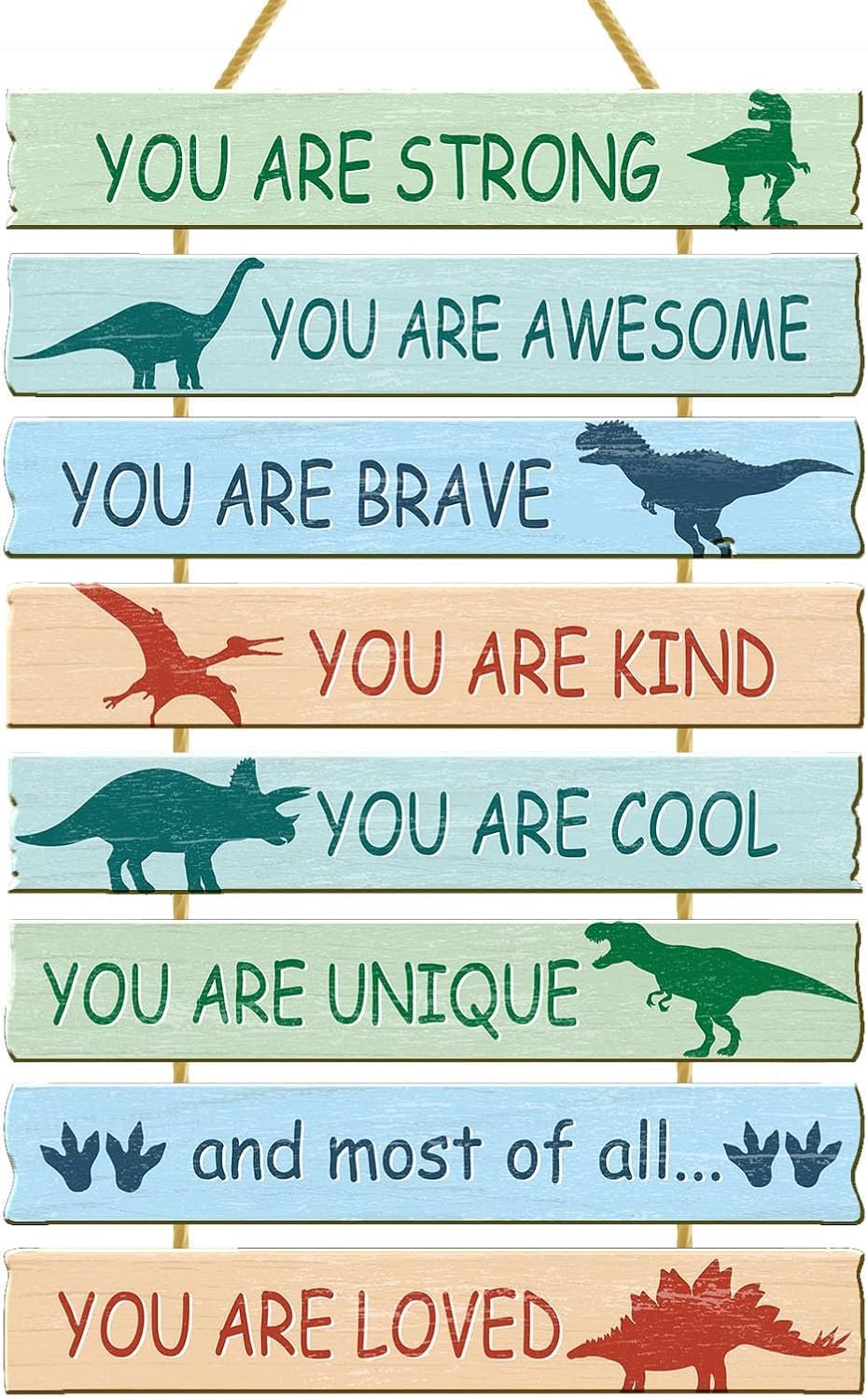 Dinosaur Room Decor for Boys Bedroom Wall Dino Inspirational Art Kids  wall art
