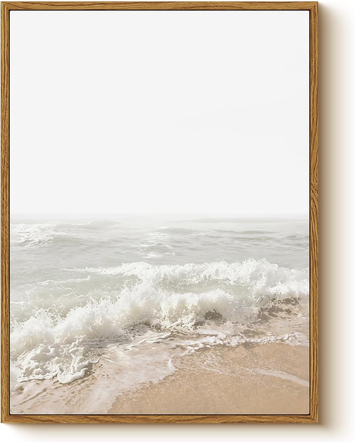 RINTO Coastal Beach Boho Canvas Wall Art 12" X 16" wall art